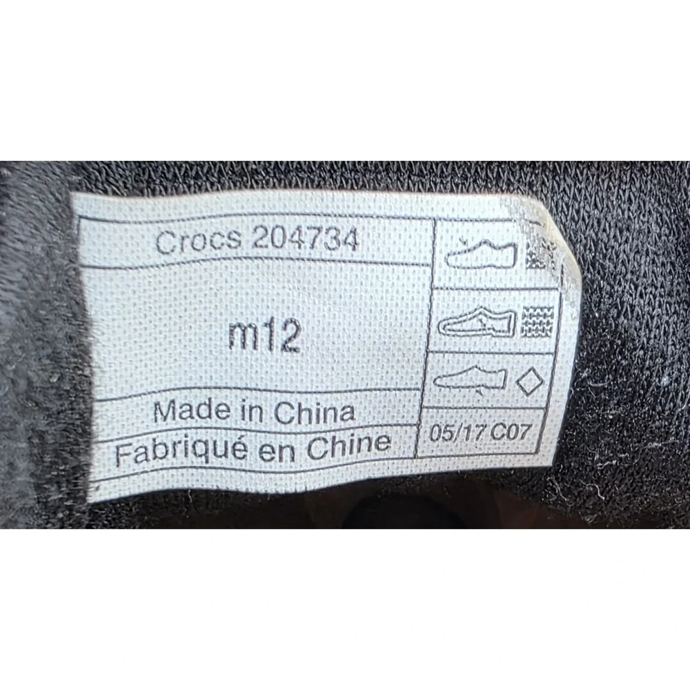 Crocs Men's Size 12 Kinsale Static Navy‎ Blue Lace-Up Casual Sneakers 204734